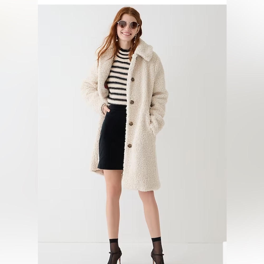 J.Crew, teddy Sherpa coat